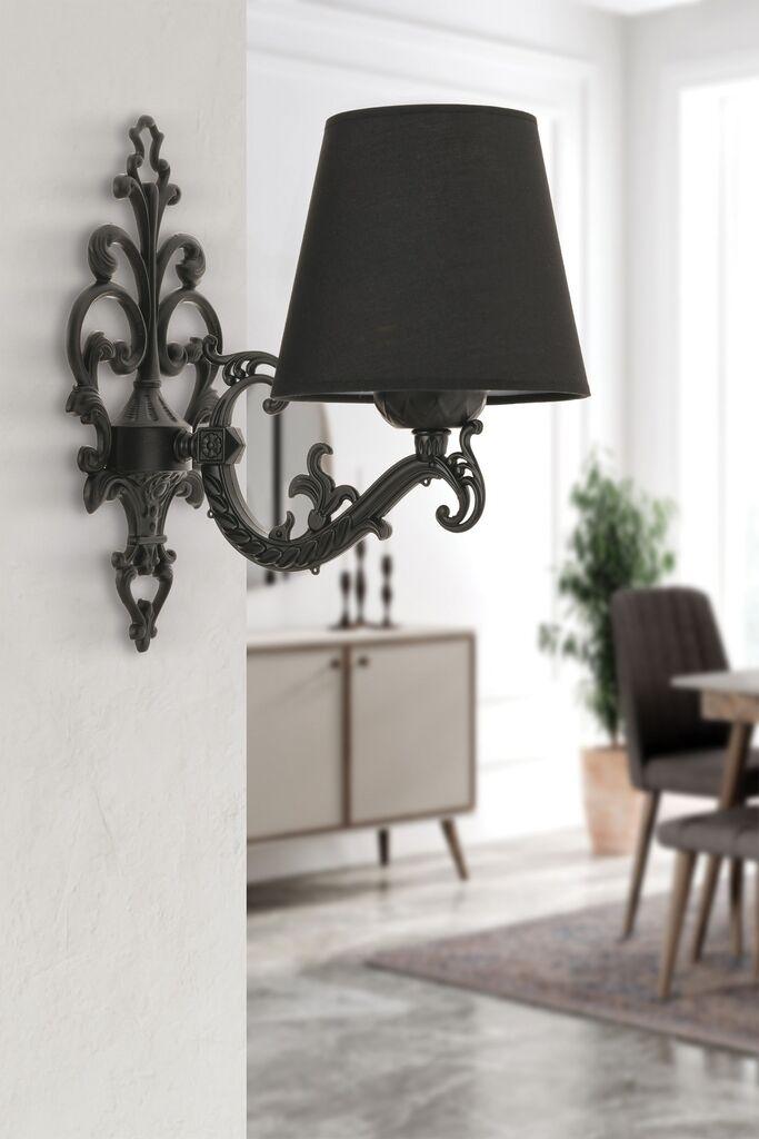 Opviq Zidna lampa Claire, 15x10x13cm, IP20, Crna