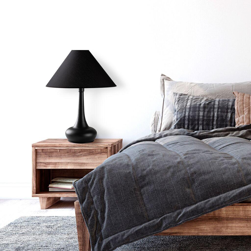 Opviq Stona lampa Luna-15250, 50x50x63 cm, IP20, Crna