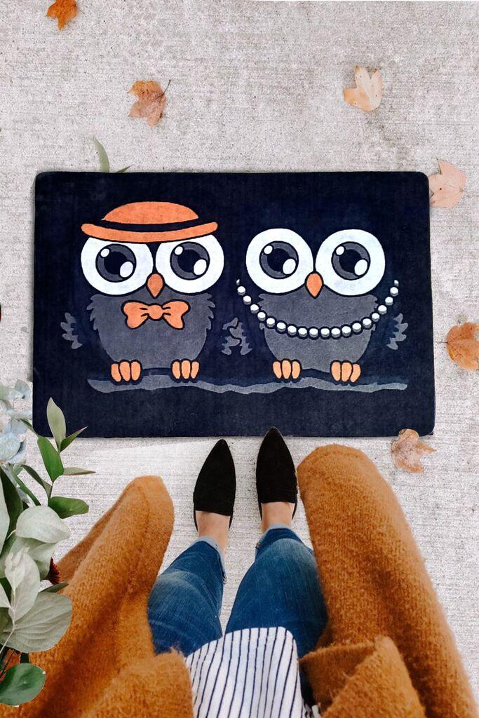 Conceptum Hypnose Otirač Night Owl, 40x60 cm, Šareni