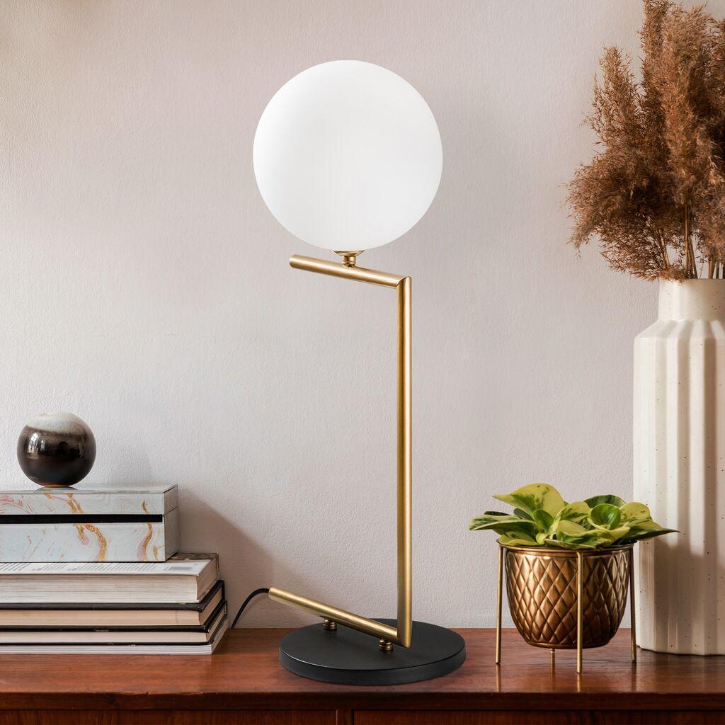 Opviq Stona lampa Luminar-14176, 29x20x64 cm, Zlatne boje