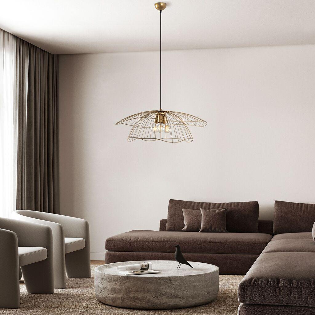 Opviq Luster Mantar-6503-3, 70x70x124cm, IP20, Zlatne boje