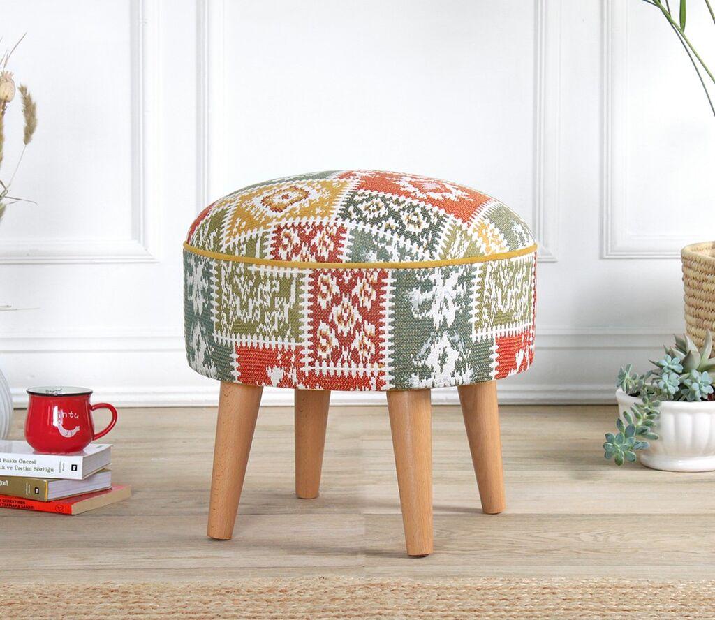 Atelier del Sofa Tabure Rugrev, 45x45x45cm, Šareni