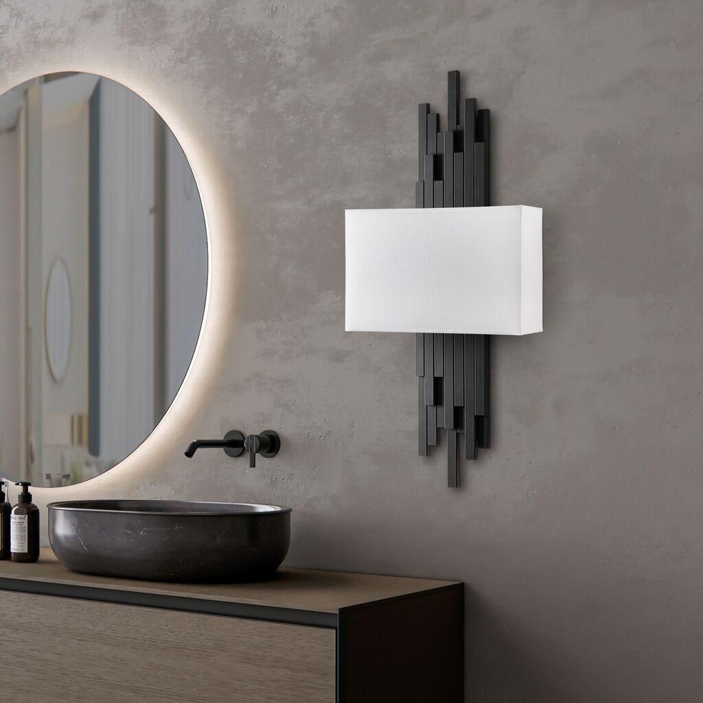 Opviq Zidna lampa Axis-15101, 35x75x10cm, IP20, Crno-bela