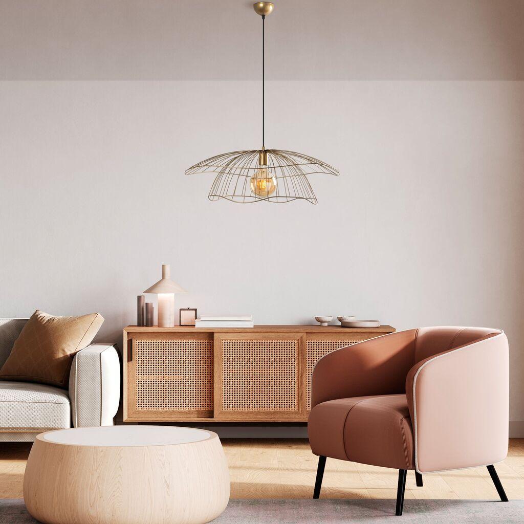 Opviq Luster Mantar-6503, 70x70x124cm, IP20, Zlatne boje