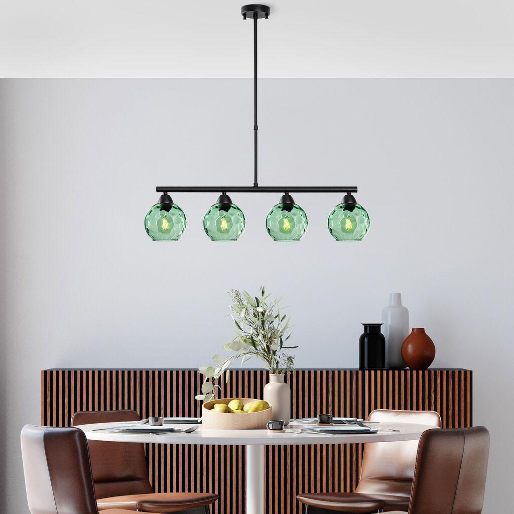 Opviq Luster Benek-15-14435, 80x15x80cm, IP20, Crno-zeleni