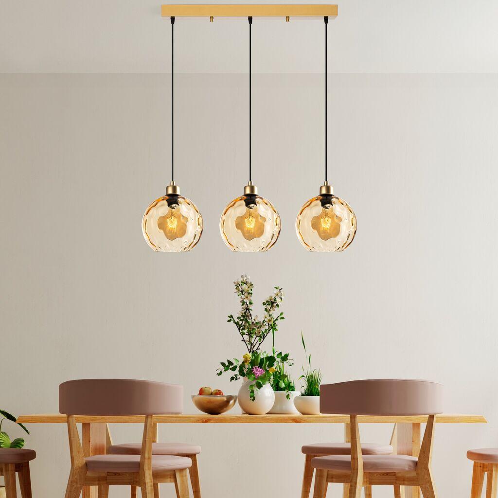 Opviq Luster Benek-20-14354, 70x20x120, IP20, Zlatno-žute boje