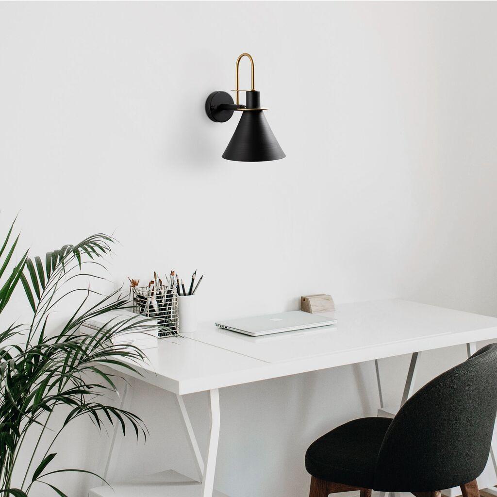 Opviq Zidna lampa Arco-15040, 19x26x32cm, IP20, Crna