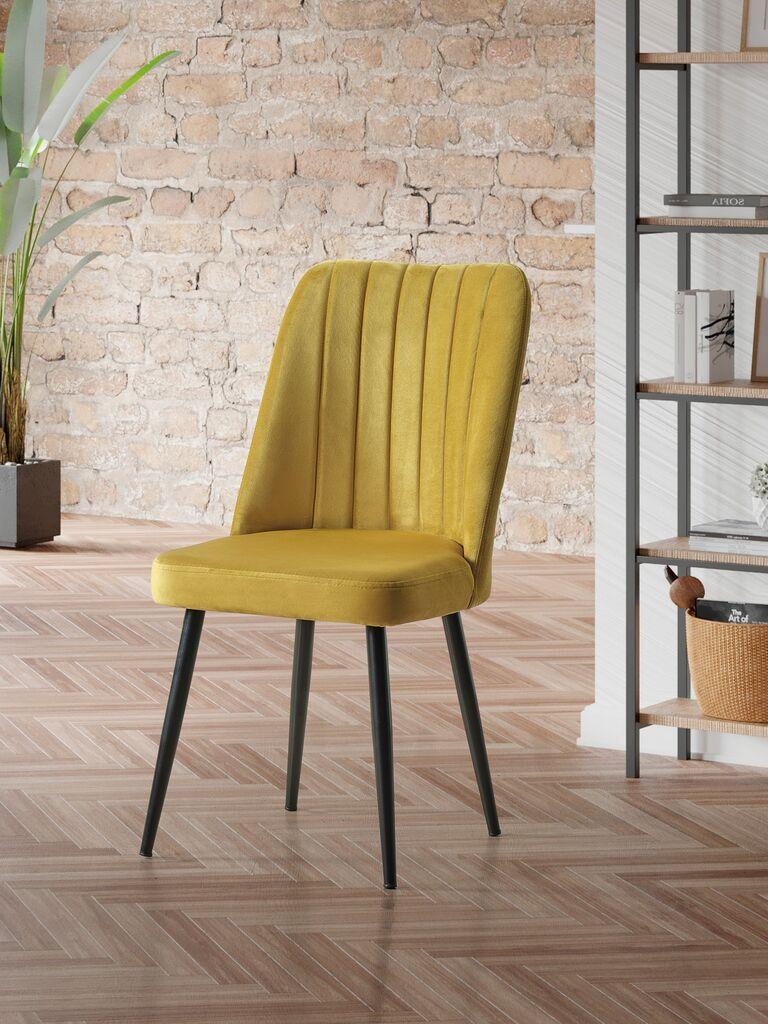 Hanah Home Set stolica Vega, 46x92x45 cm, 4 komada, Žute