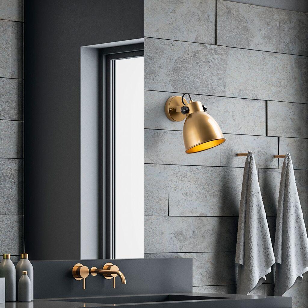 Opviq Zidna lampa Spotkafasi-13792, 16x26x17cm, IP20, Zlatna boje