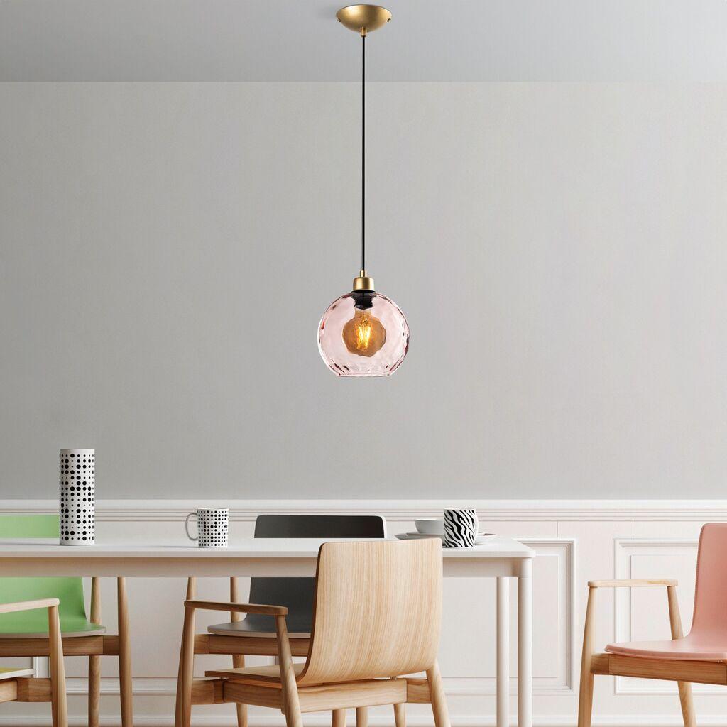 Opviq Luster Benek-20-14313, 20x20x120, IP20, Zlatno-roze boje