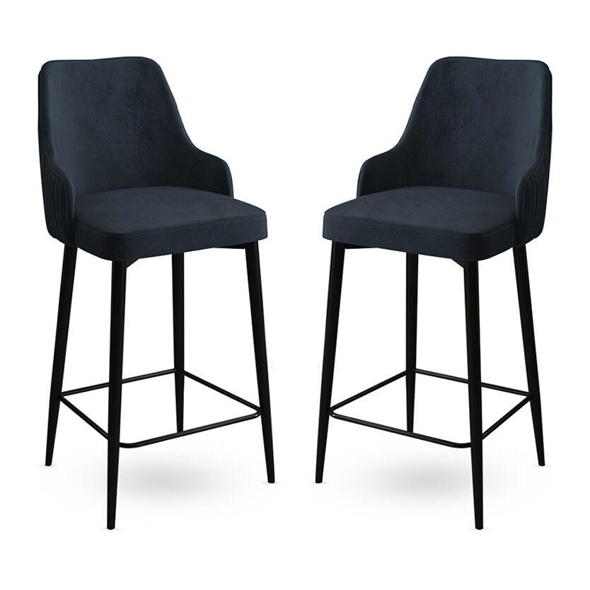 Hanah Home Set barskih stolica Enox, Antracit