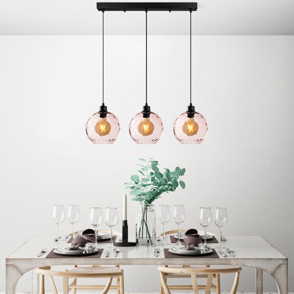 Opviq Luster Benek-20-14343, 70x20x120, IP20, Crno-rozi