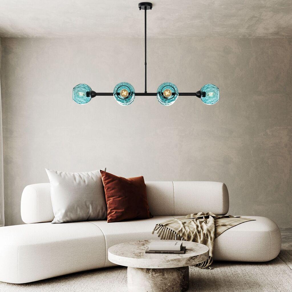 Opviq Luster Benek-15-14472, 103x40x74cm, IP20, Crno-plavi