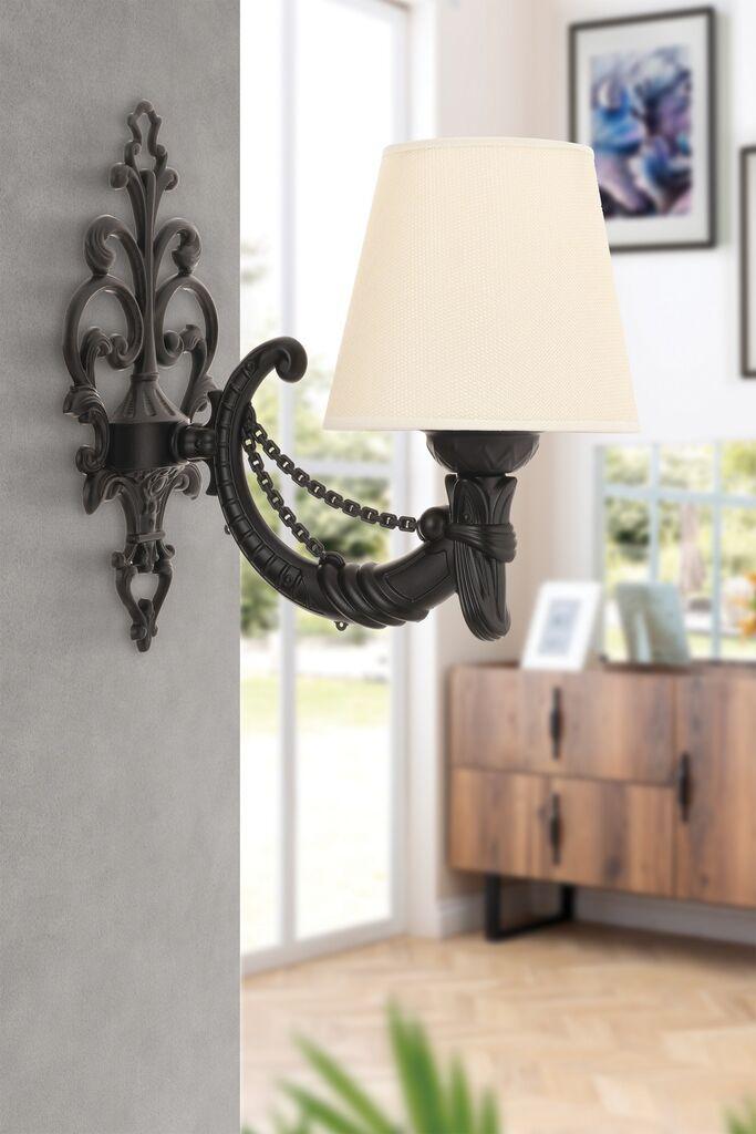 Opviq Zidna lampa Gloria, 15x10x13cm, IP20, Krem-crna