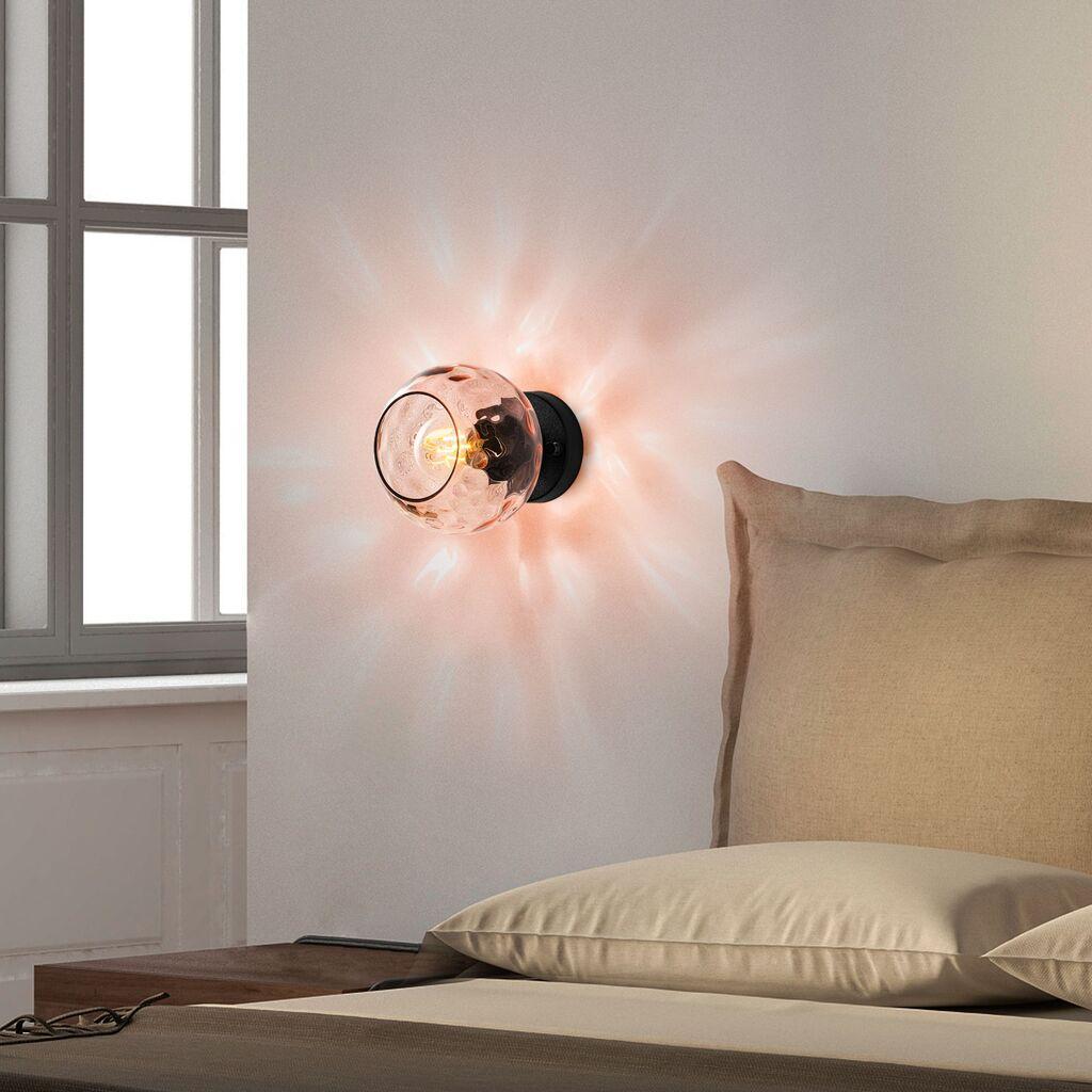 Opviq Zidna lampa Benek-15-14393, 15x18x15cm, IP20, Crna