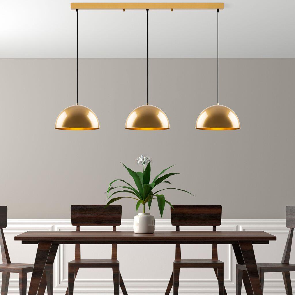 Opviq Luster Kure-40-Mr-722-2, 145x40x116cm, IP20, Zlatne boje