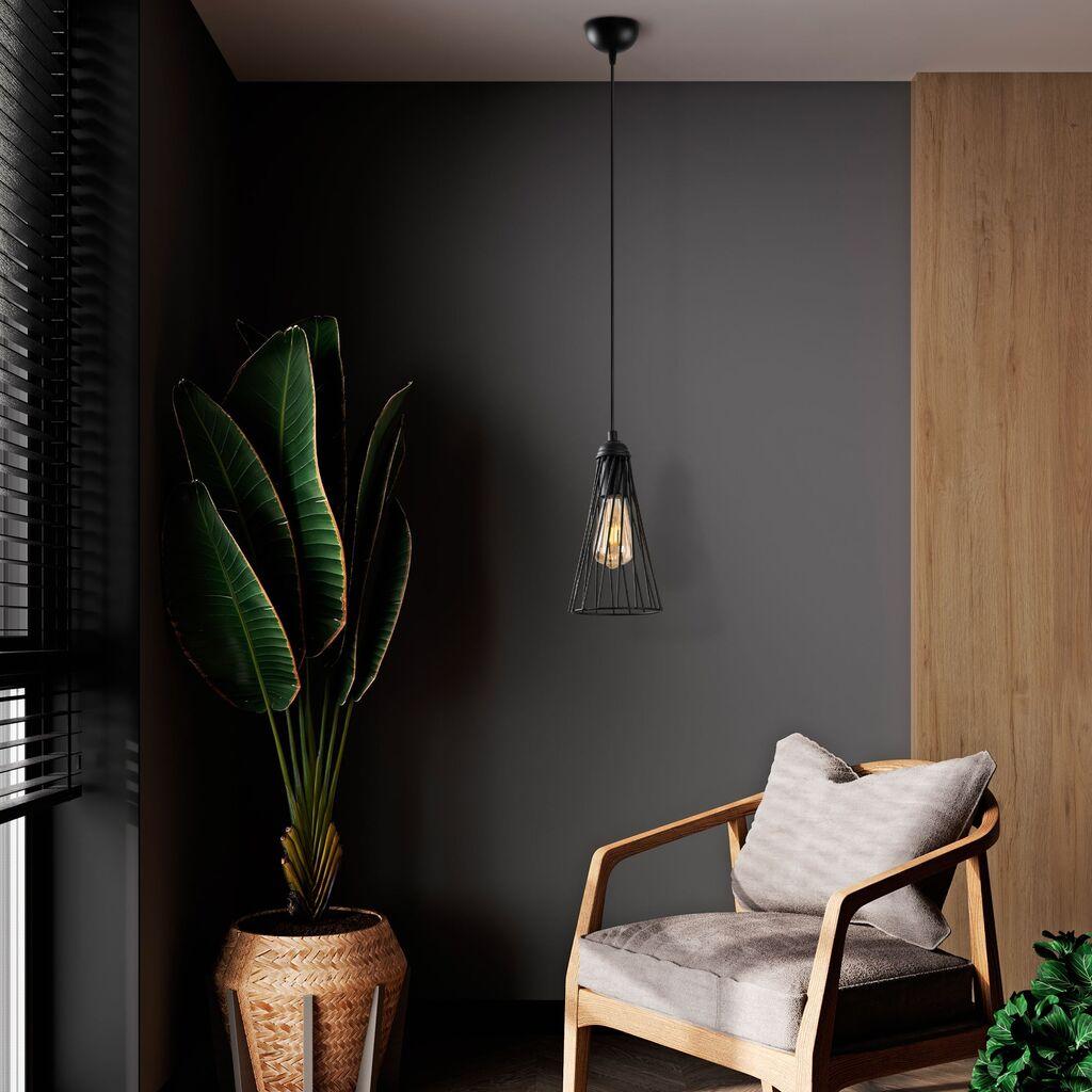 Opviq Luster Gridus-15411, 14x14x124cm, IP20, Crni