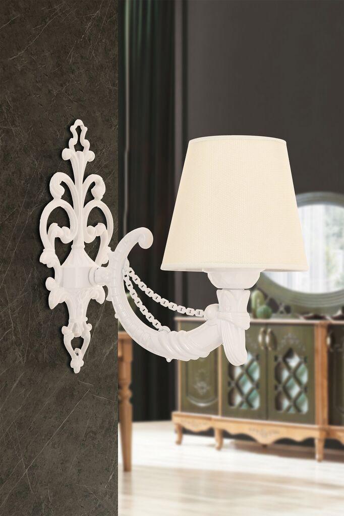 Opviq Zidna lampa Gloria, 15x10x13cm, IP20, Krem-bela