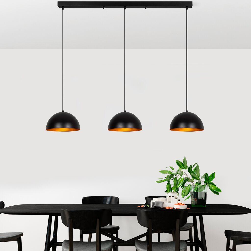 Opviq Luster Kure-30-Mr-721-3, 140x30x111cm, IP20, Crni