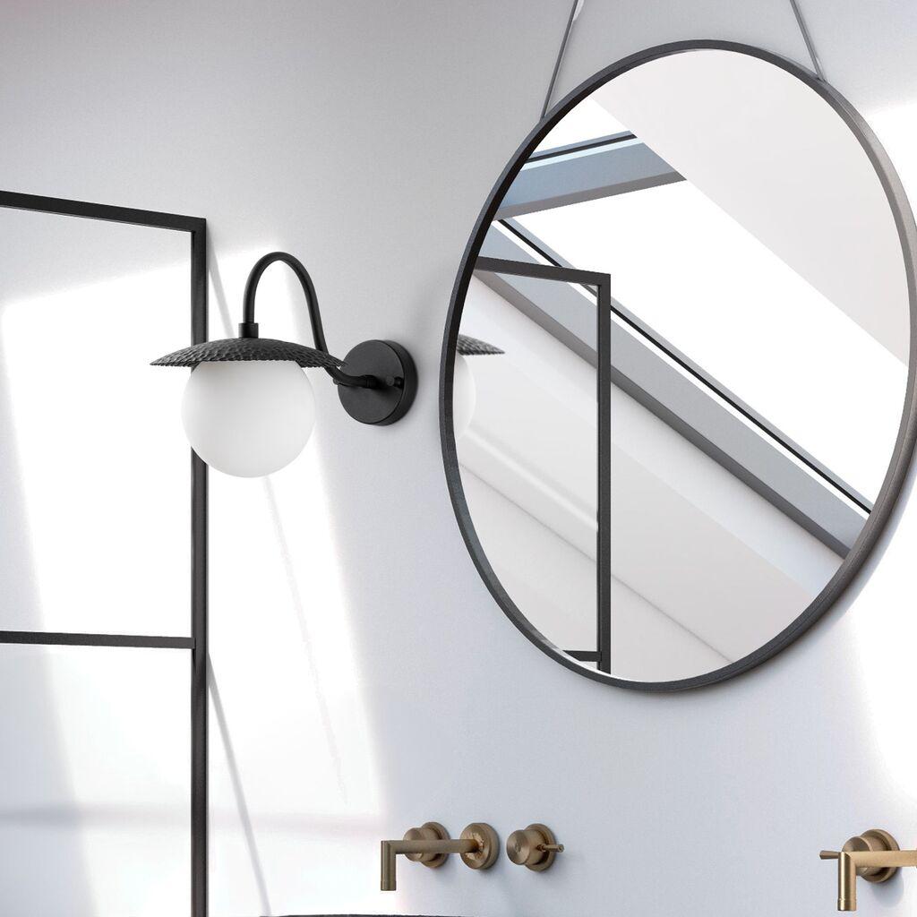 Opviq Zidna lampa Anemon-15002, 22x36x29cm, IP20, Crno-bela