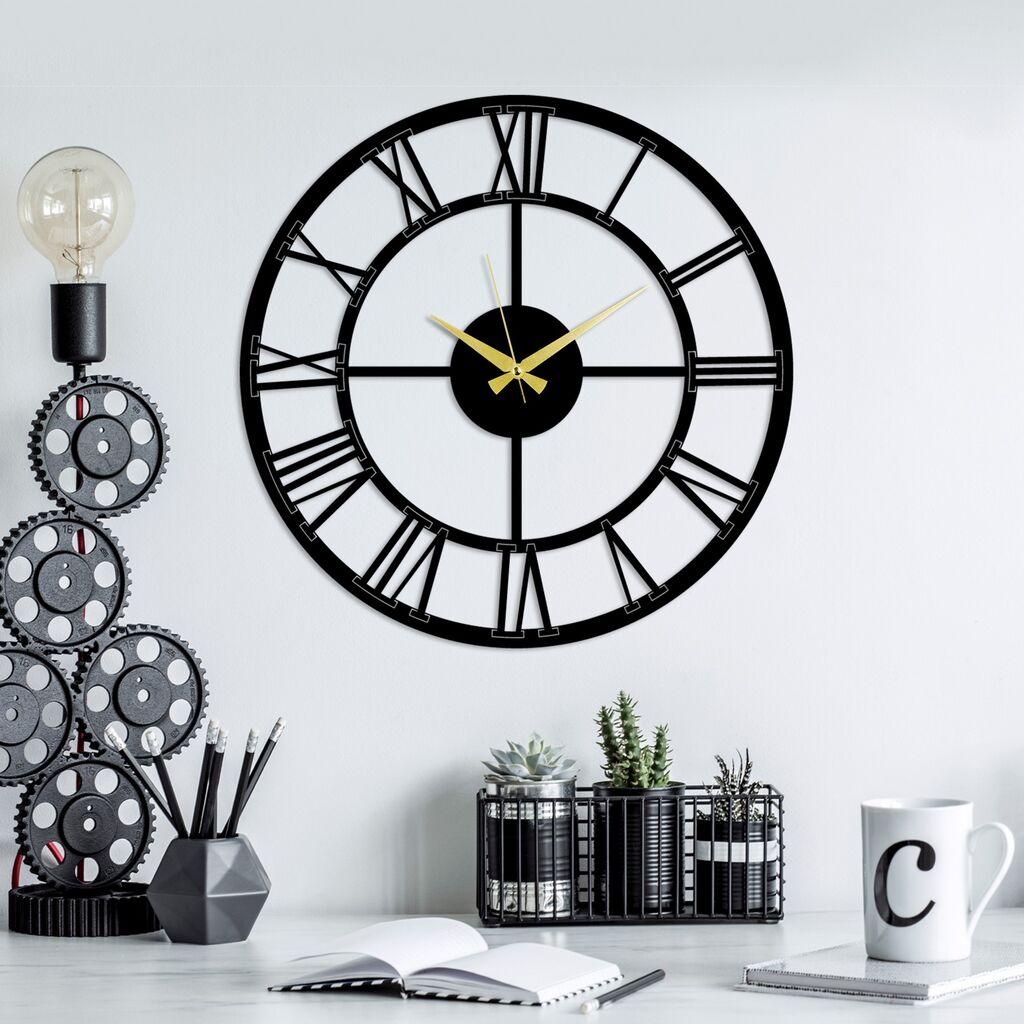 Wallity Zidni sat Pari, 49x49 cm, Crni