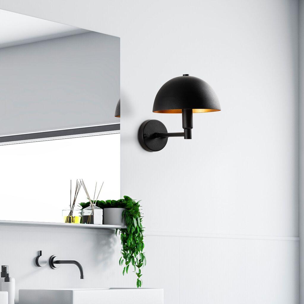 Opviq Zidna lampa Togg-14837, 20x29x24cm, IP20, Crna