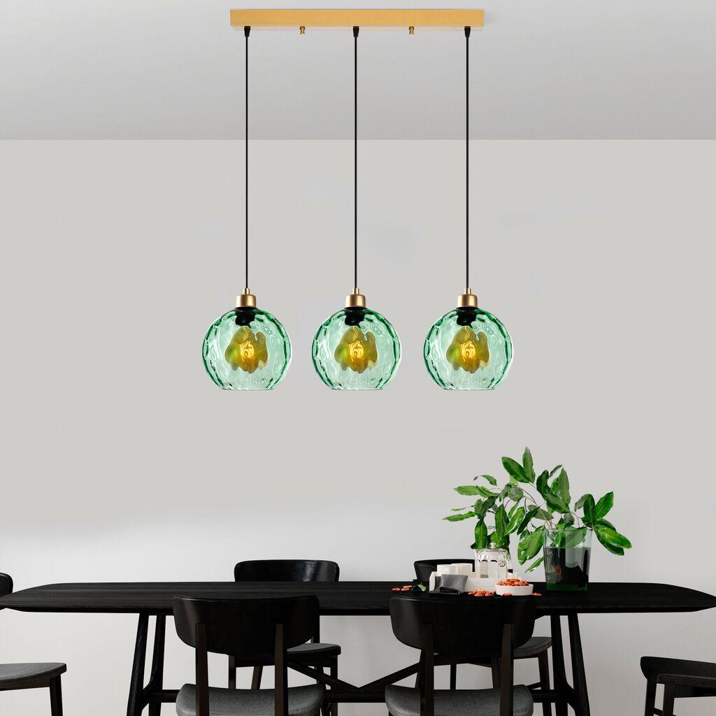 Opviq Luster Benek-20-14355, 70x20x120, IP20, Zlatno-zelene boje