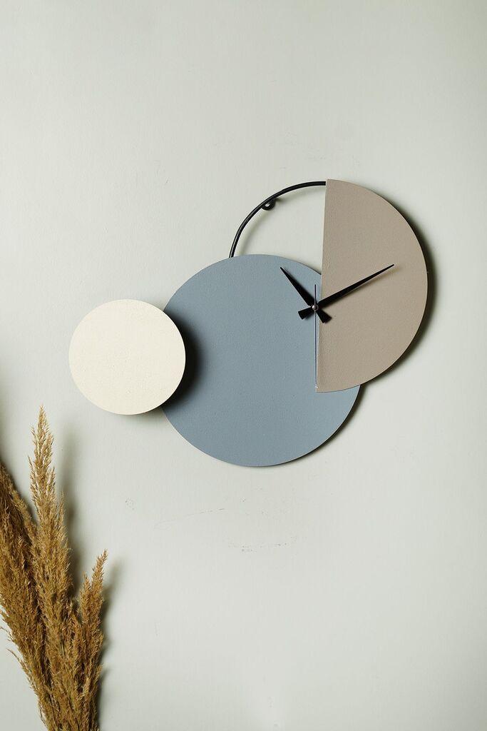 Wallity Zidni sat Myk2097-20, 47x31 cm, Plavo-bež