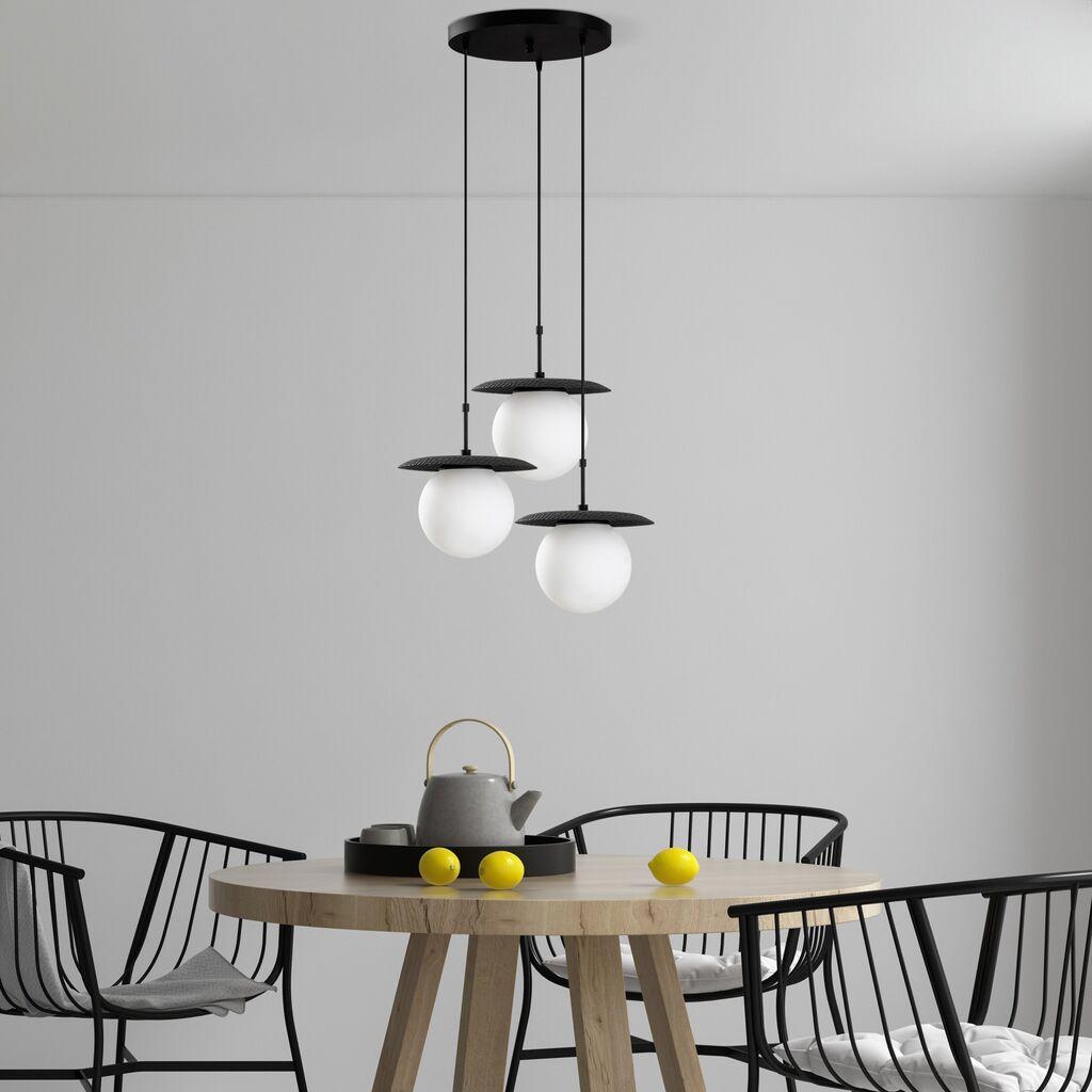 Opviq Luster Anemon-13832, 55x55x110cm, IP20, Crno-beli