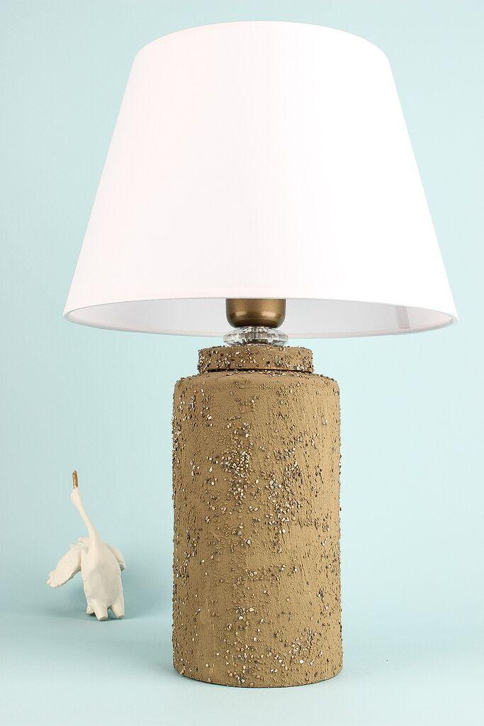 Opviq Stona lampa YL703, 30x20,5x45 cm, Smeđe-bela