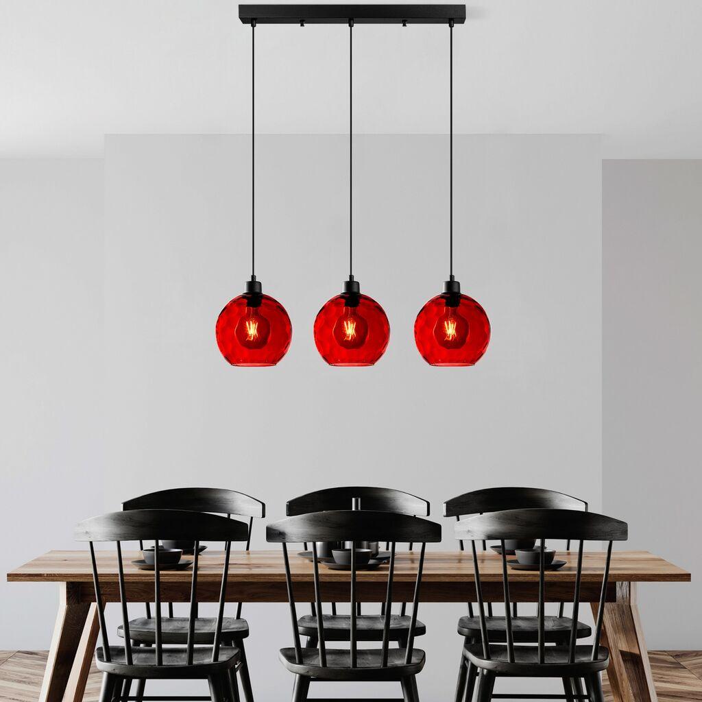 Opviq Luster Benek-20-14341, 70x20x120, IP20, Crno-crveni