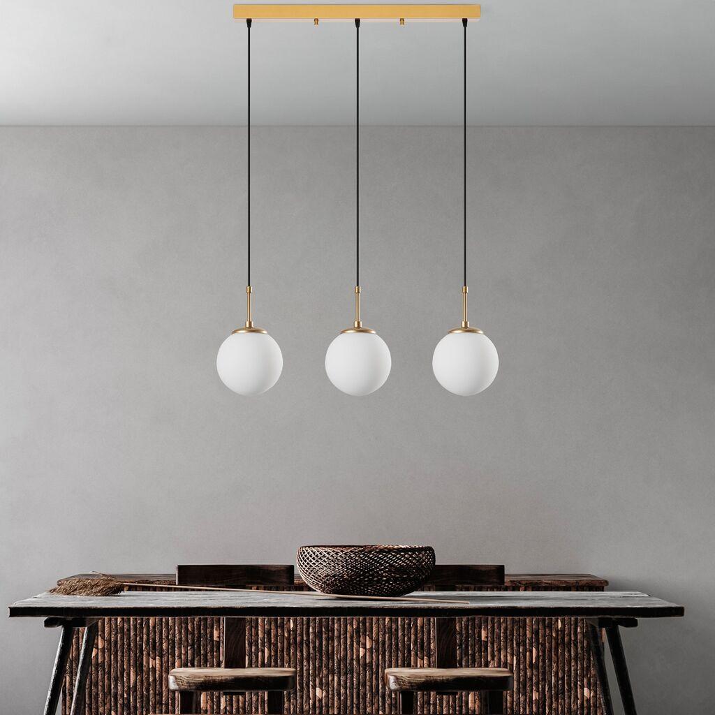 Opviq Luster Orbital-20-14052, 87x20x120cm, IP20, Belo-zlatne boje