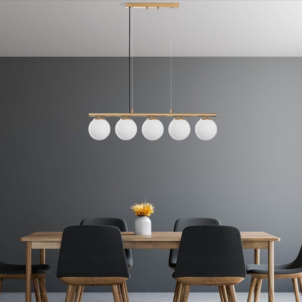 Opviq Luster Dual-13764, 15cm, IP20, Belo-zlatne boje