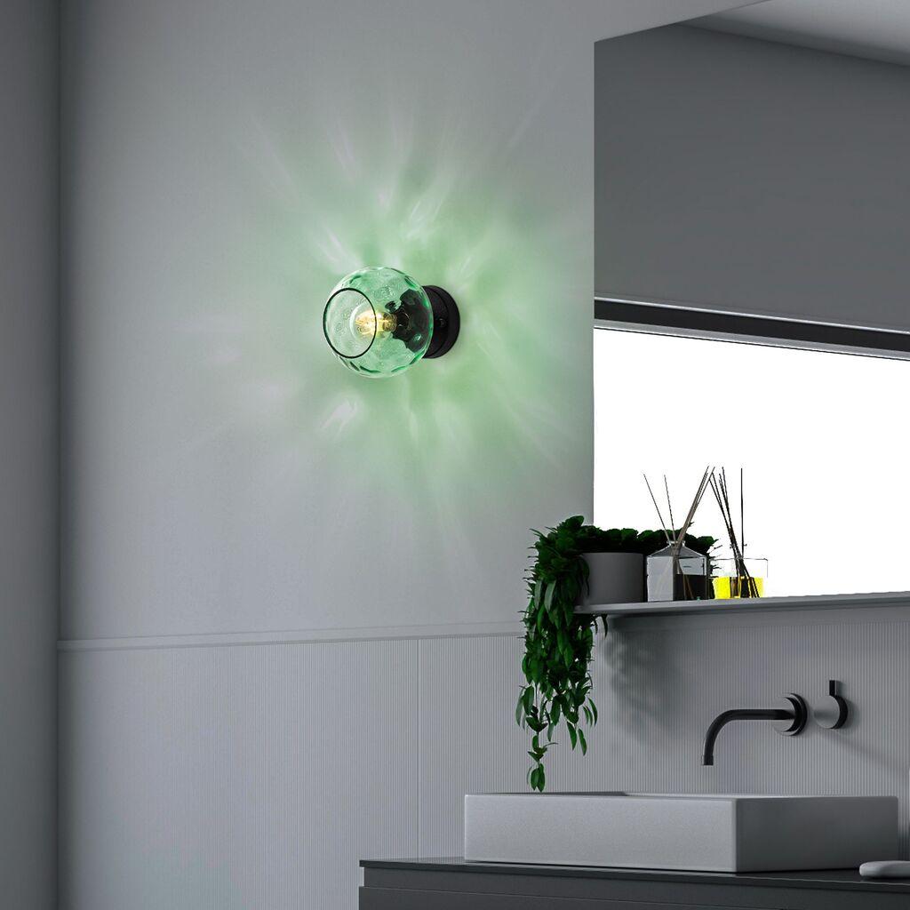 Opviq Zidna lampa Benek-15-14395, 15x18x15cm, IP20, Crna