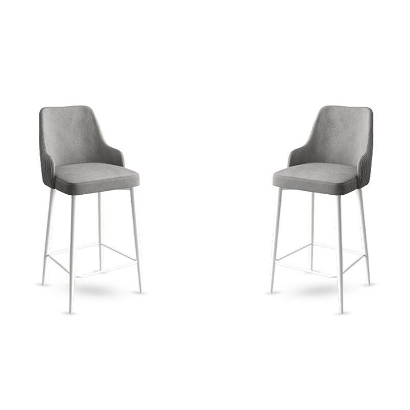 Hanah Home Set barskih stolica Enox, Sivi