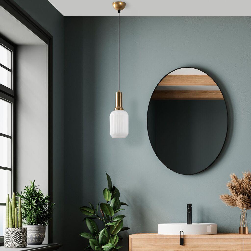 Opviq Luster Asker-15191, 13x13x118cm, IP20, Belo-zlatne boje