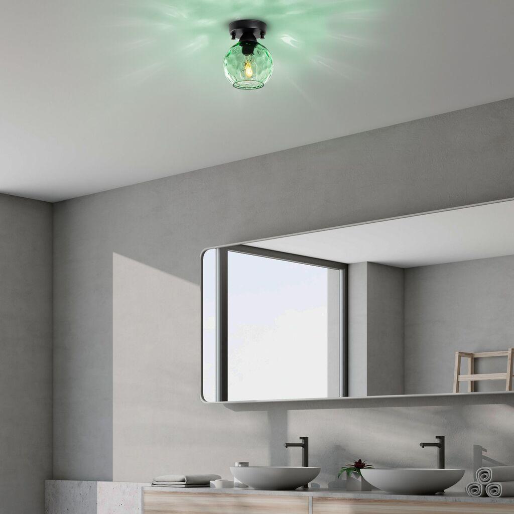 Opviq Zidna lampa Benek-15-14375, 15x15x18cm, IP20, Crna