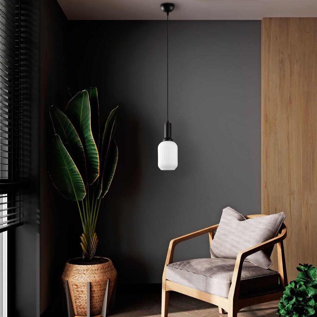 Opviq Luster Asker-15192, 13x13x118cm, IP20, Belo-crni