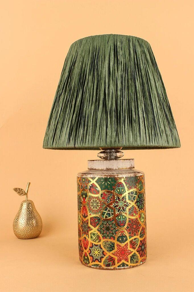 Opviq Stona lampa YL683, 25x20x38 cm, IP20, Zelena