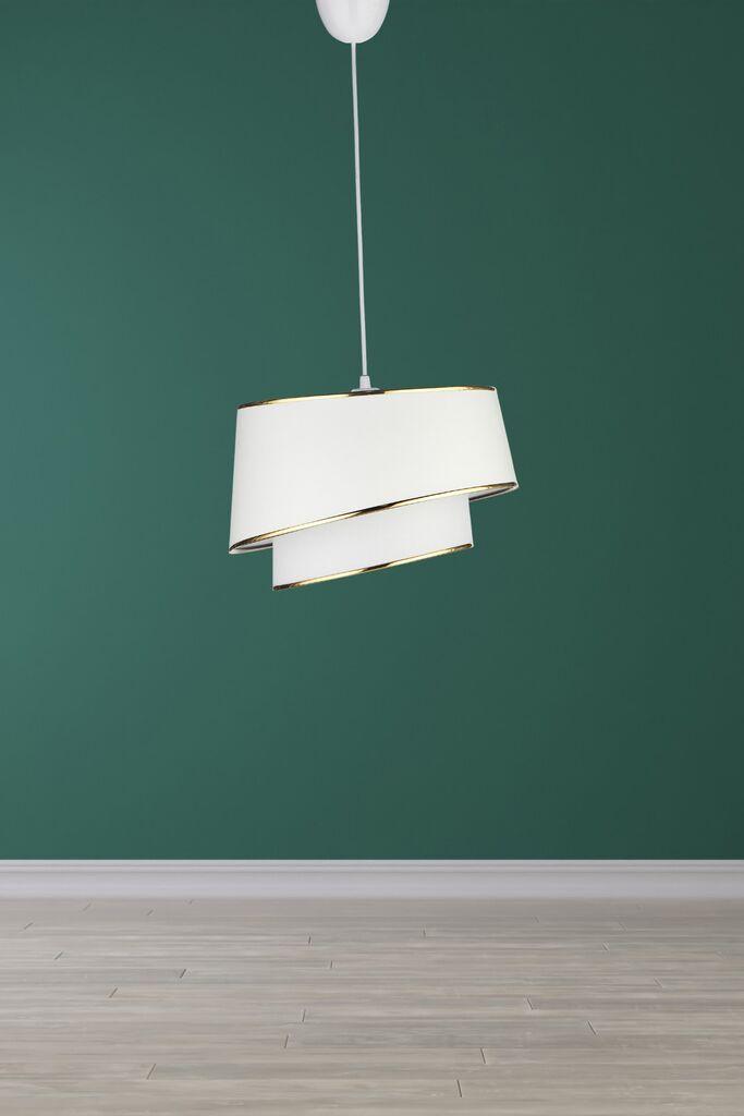 Opviq Luster KS-2003, Cap Height: 21cm, IP20, Belo-zlatne boje