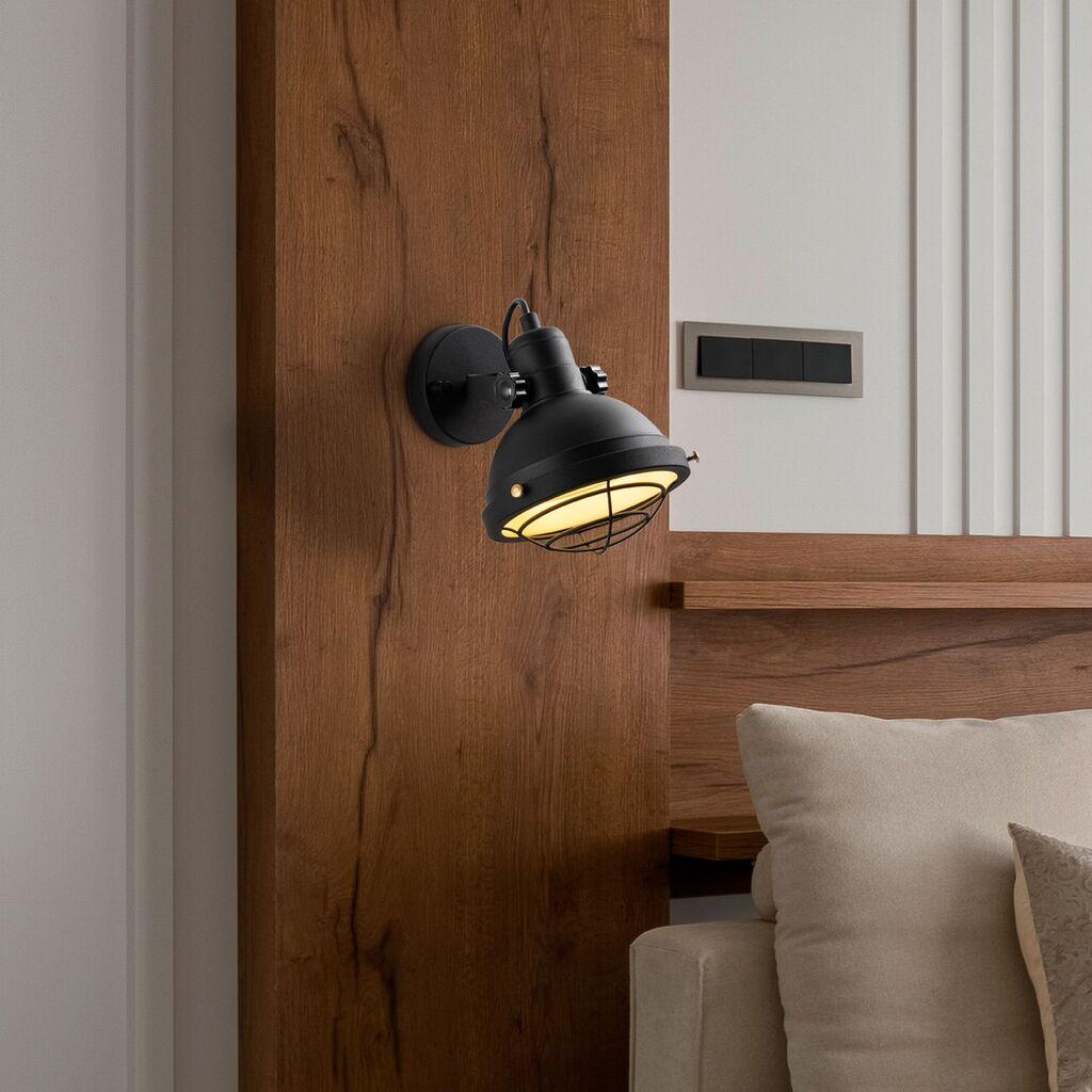 Opviq Zidna lampa Spoly-13803, 16x27x20cm, IP20, Crna