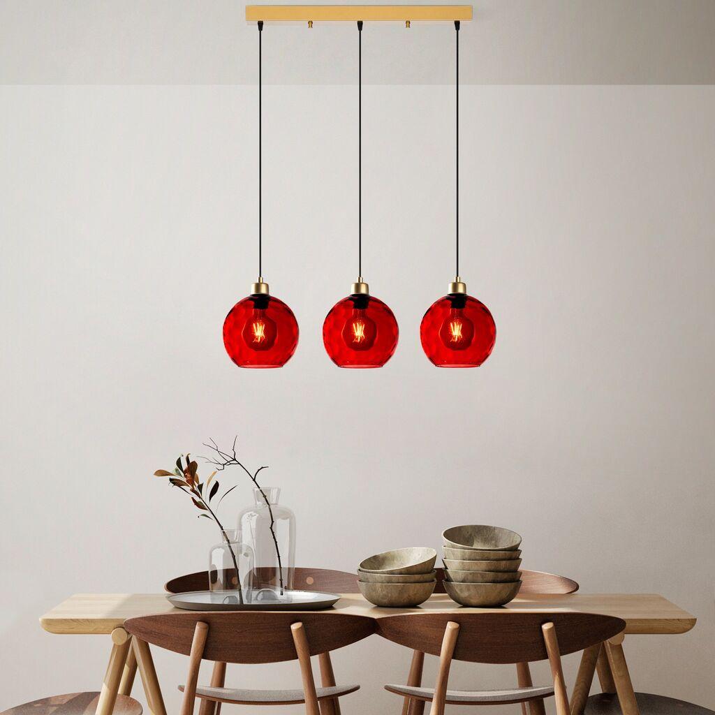 Opviq Luster Benek-20-14351, 70x20x120, IP20, Zlatno-crvene boje