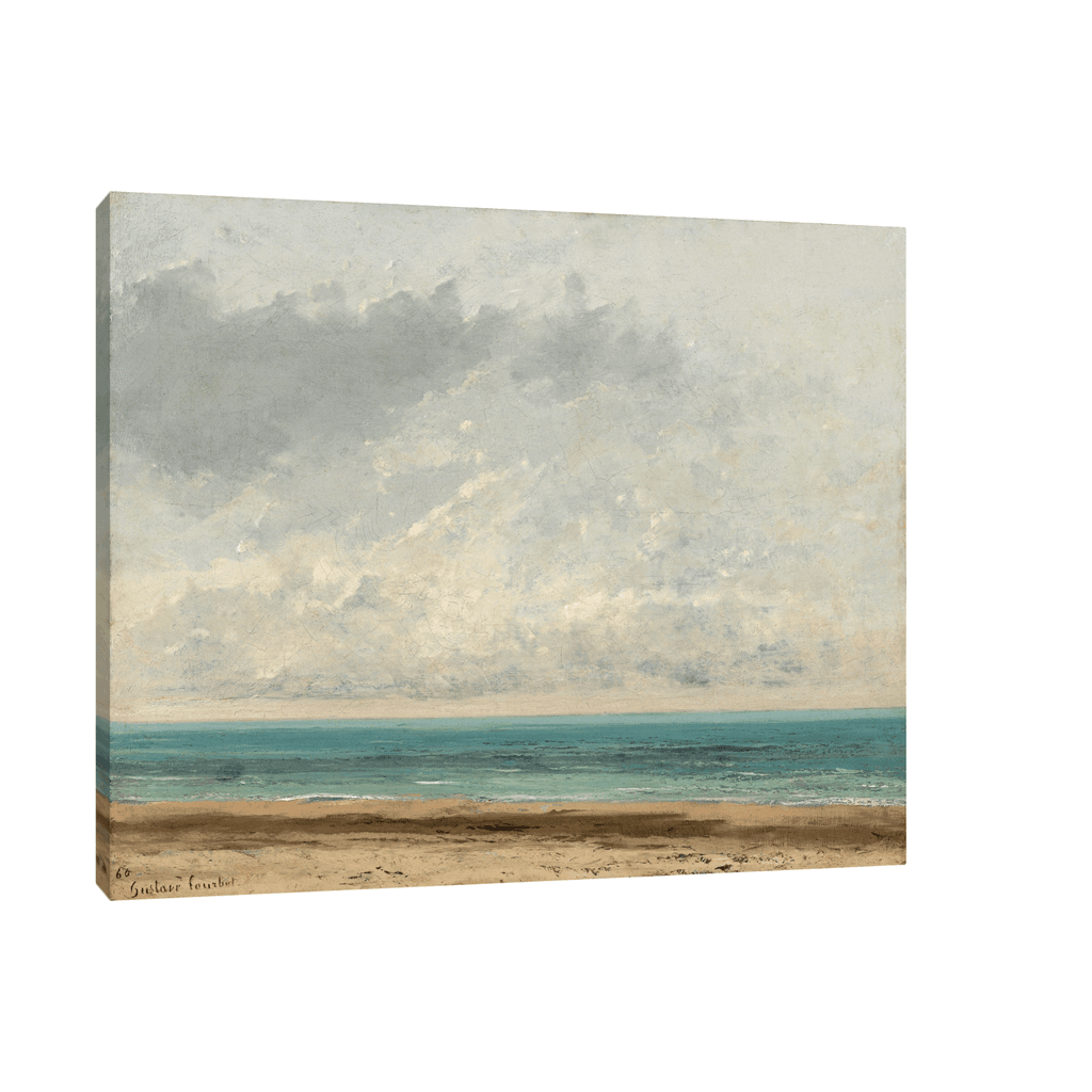 Canvas Slika na platnu Calm Sea, Gustave Courbet, Bez rama, 125x100cm