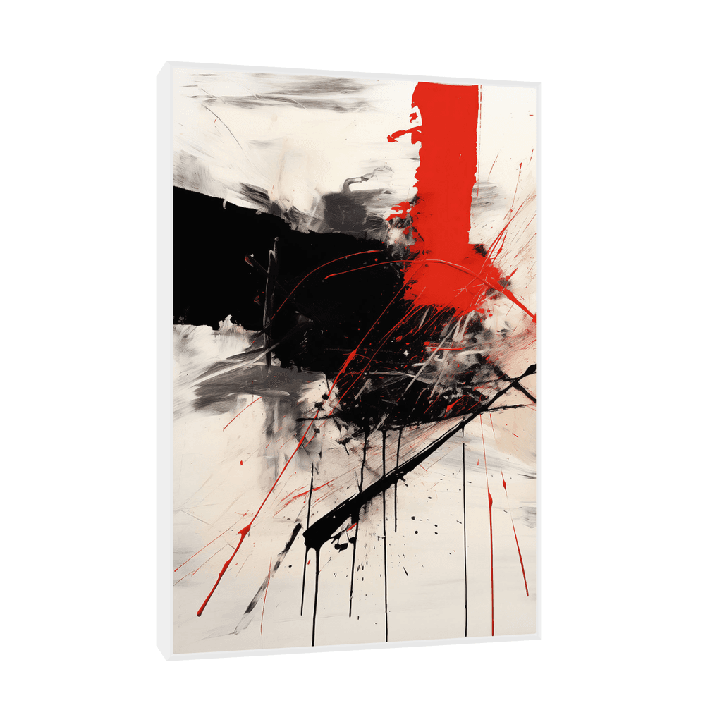Canvas Slika na platnu Plava harmonija, Sa ramom, 100 x 150 cm, Beli