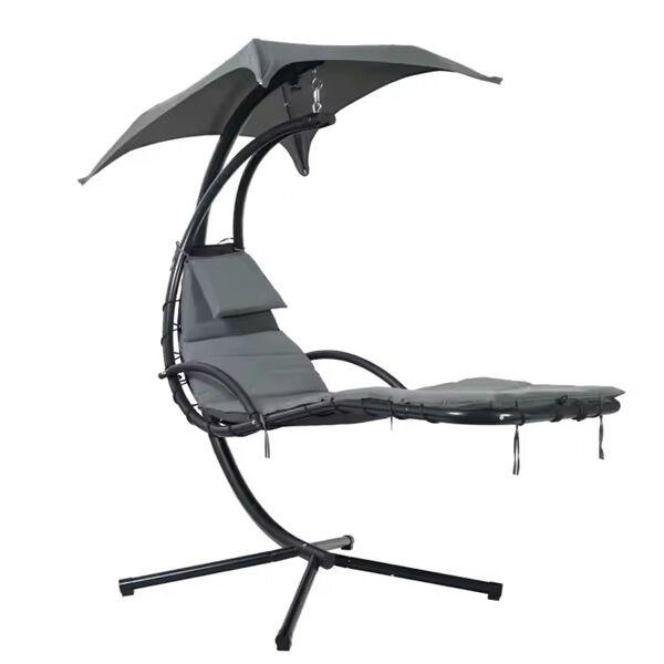 Baštenska ležaljka C6011, 190x117x210cm, Siva