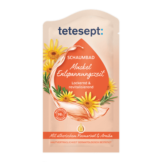 Tetesept Penušava kupk Muscles Relaxation, 40ml