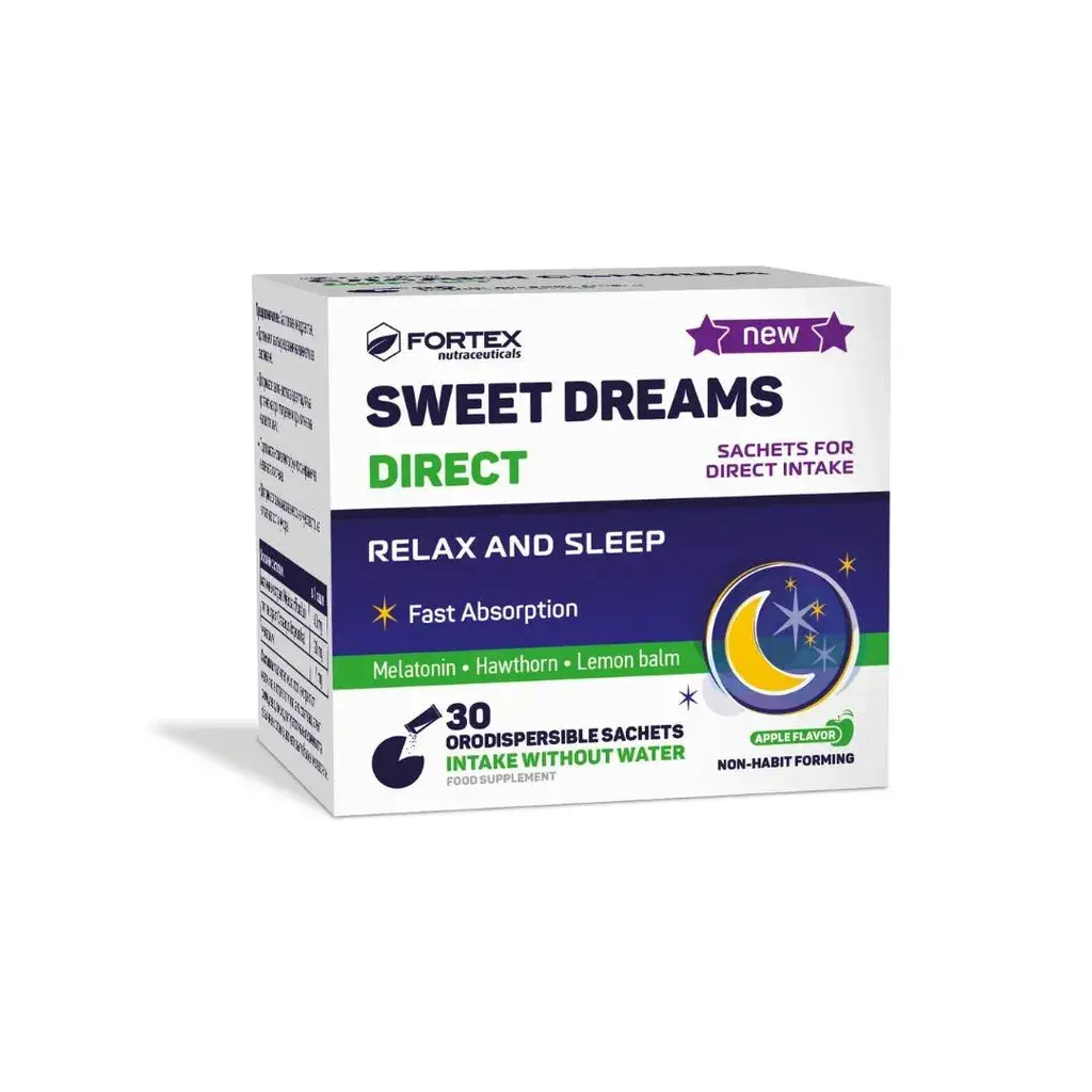 Fortex Preparat za miran san Direkt Sweet Dreams, 30 kesica