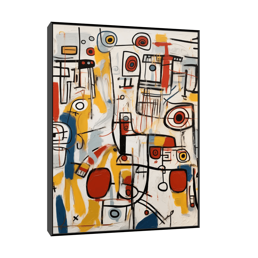 Canvas Slika na platnu Posveta II, Sa ramom, 75 x 100  cm, Crni