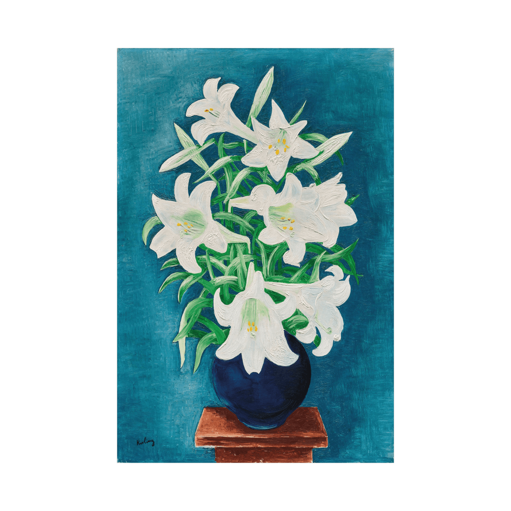 Canvas Slika na platnu Vase de lys, Moïse Kisling, 100x150cm