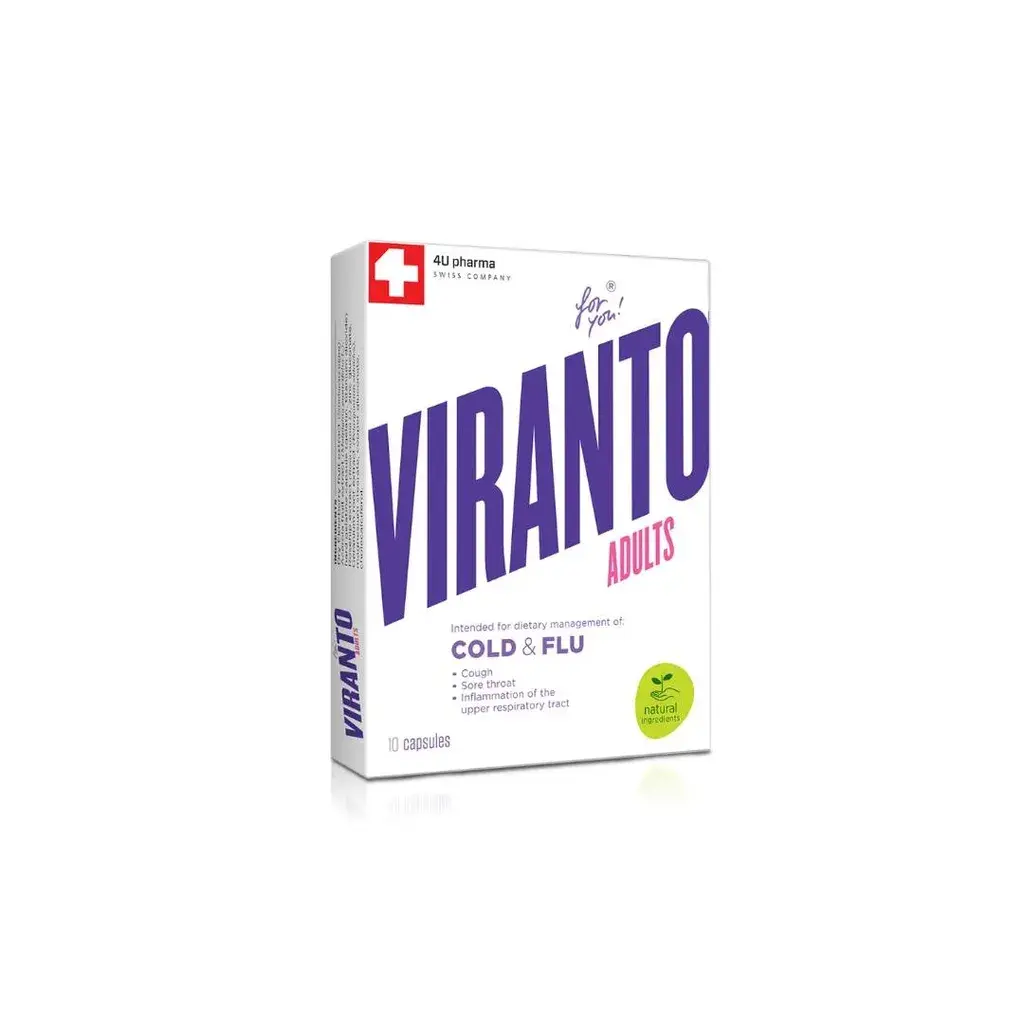 Viranto Adults protiv prehlade, 10 kapsula
